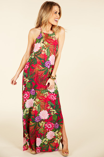 Tropical Days Maxi, Magenta