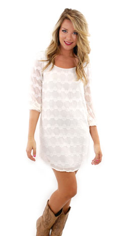 Boaz Dress, Ivory