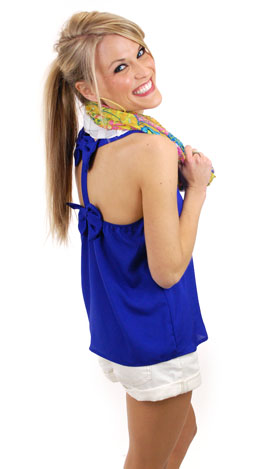 T Back Tank, Royal