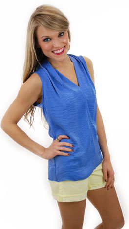 Silky Smooth Top, Blue
