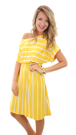 Long Story Dress, Yellow