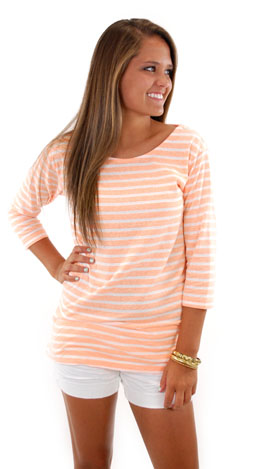 Show Boatin' Tee, Orange
