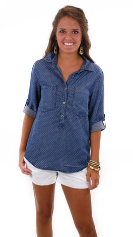 Chambray On You Top