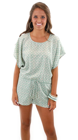 Ingrid Romper, Green
