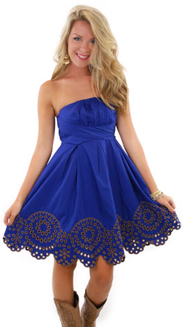 Mother Nature Dress, Blue