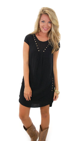 Stud Muffin Shift, Black