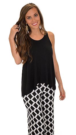 Hi Low Tank, Black