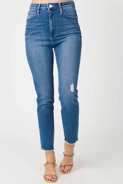 Lightly Distressed Skinnies, Medium