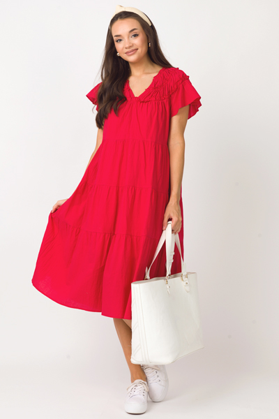 Tomato Tiered Midi
