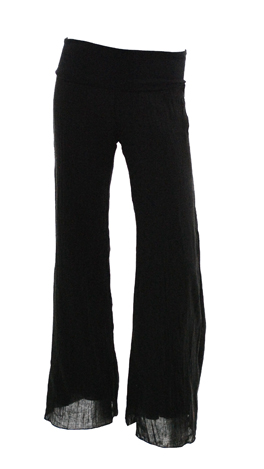 Gauze Pants, Black