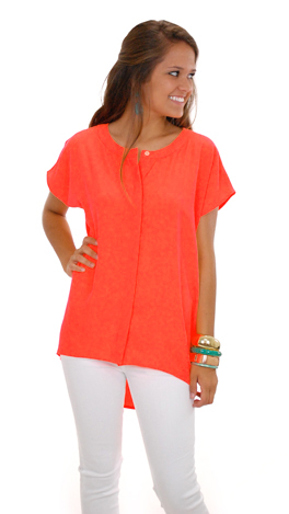 Say It Isn't Glow Top, Orange