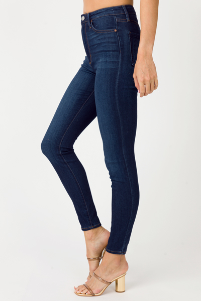 Soft Hi Rise Skinny Jeans, Dark