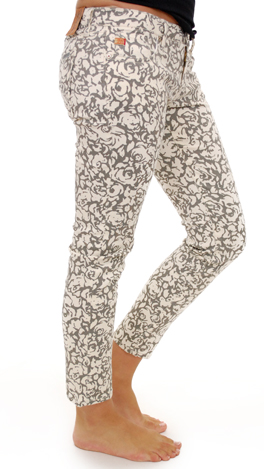 Skinny Jean, Gray Floral