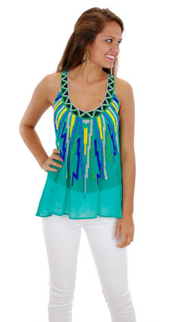 Life of Luxury Tank, Green