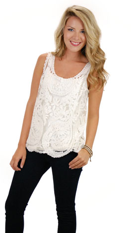 Cadence Tank, Cream