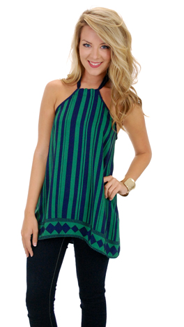 Finish Line Top, Green