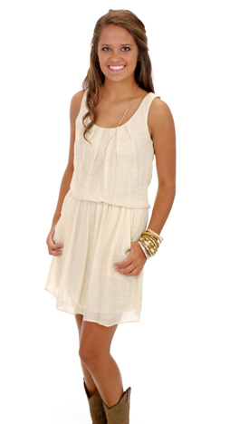 Get the Scoop Dress, Ivory