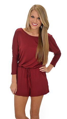 Crimson Romper