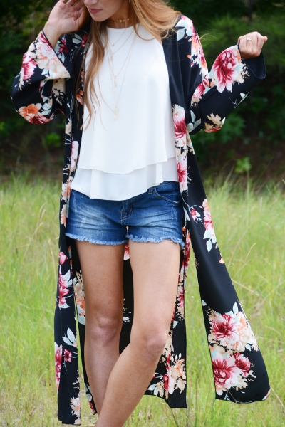 Wind Blown Duster - Sale - The Blue Door Boutique