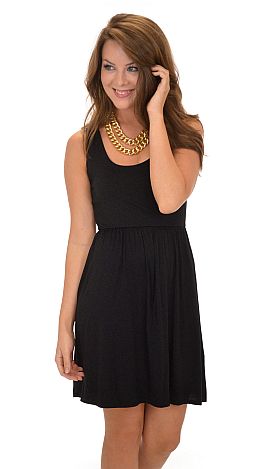 Classic Tank Dress, Black