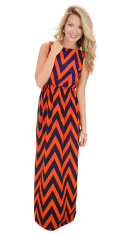 Gameday Chevron Maxi, Orange