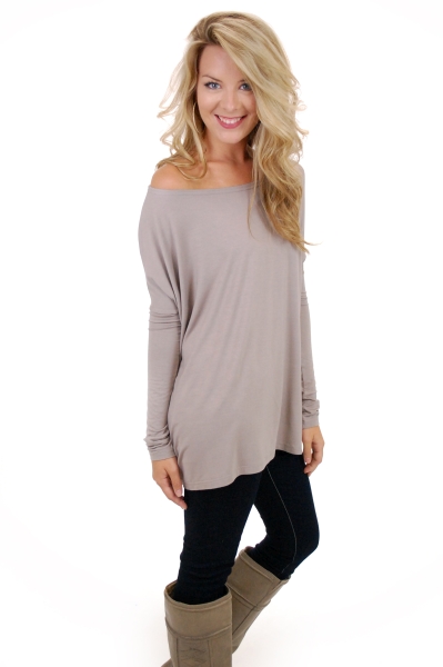 Outside The Box Top, Light Brown