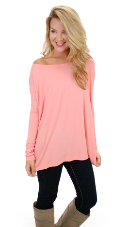 Outside The Box Top, Peach