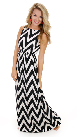Gameday Chevron Maxi, White