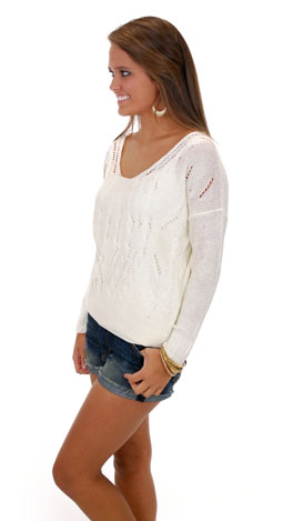 Tender Lovin Sweater, Winter White