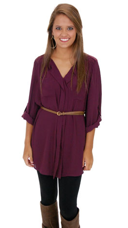 Perfect Sense Frock, Wine