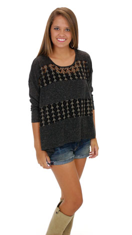 Mix It Up Top, Charcoal