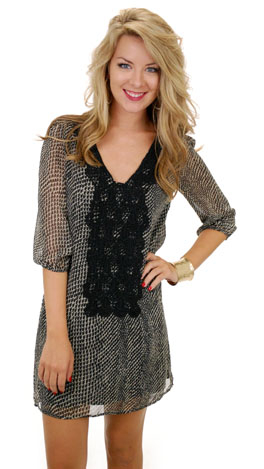 Embrace the Lace Dress, Black