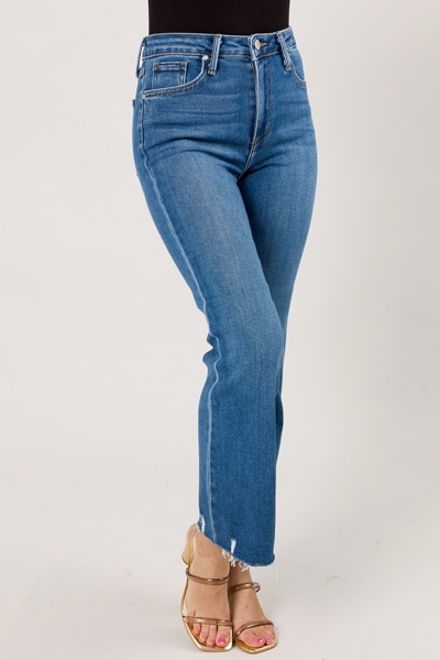 Mia Crop Flare Jeans, Medium
