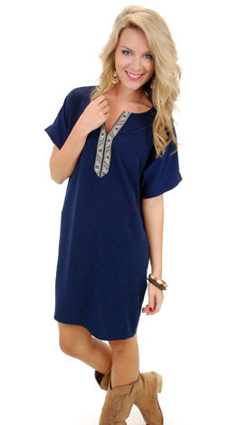 Risk Management Dress, Navy