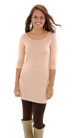 Make My Day Dress, Peach