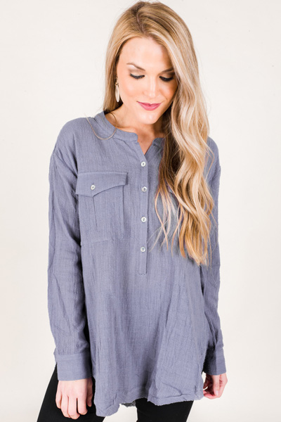 Imogen Top, Blue