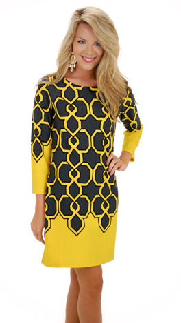 Looking Glass Dress, Yellow