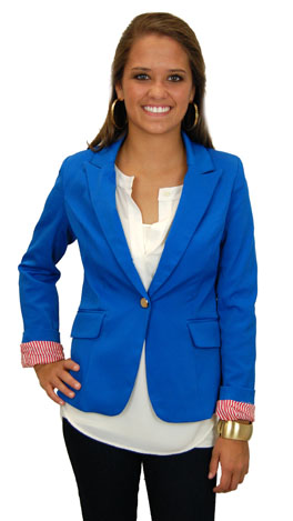 Blaze Of Glory Blazer, Blue