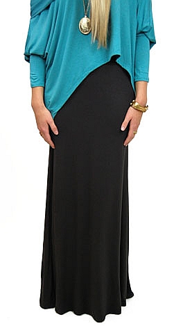 Never Better Maxi Skirt, Gray