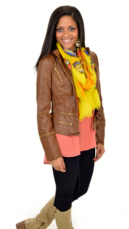 Zip Off Jacket, Brown