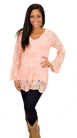 Heaven Sent Sweater, Blush