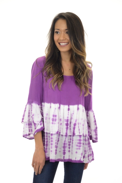 Purple Haze Top - Sale - The Blue Door Boutique