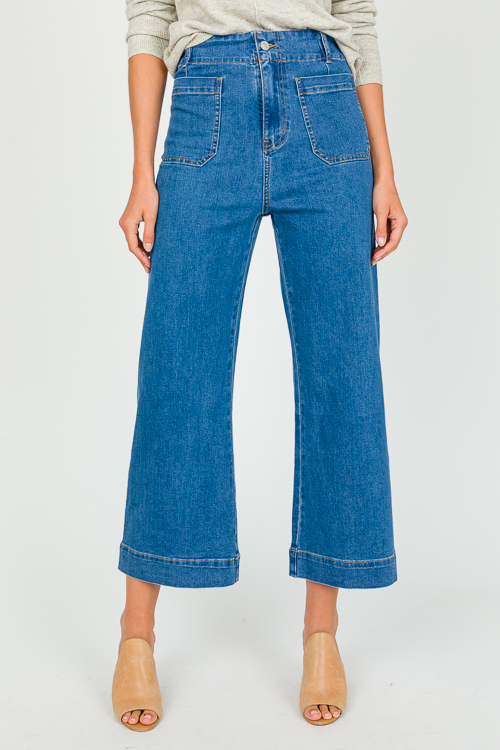 Patch Pocket Jeans, Denim New Arrivals The Blue Door Boutique