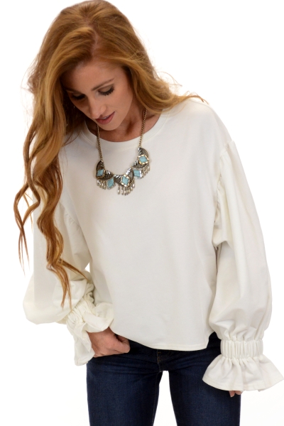 Elegant Ivory Top