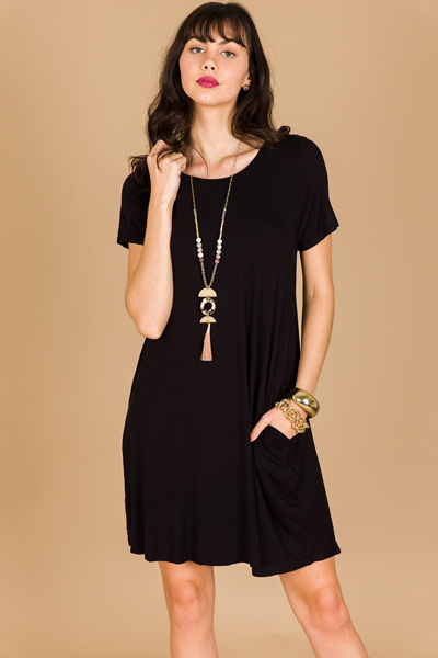 Swing of Things Dress, Black