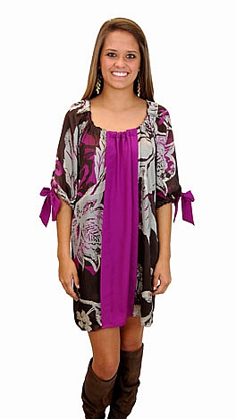 Violet Bows Dress