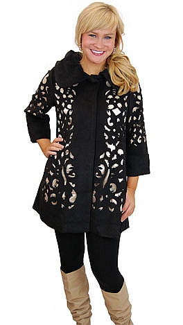 Make a Wish Coat, Black
