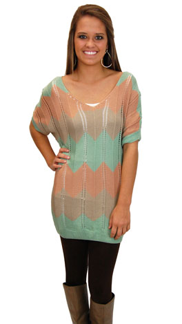 Carrie Sweater, Mint