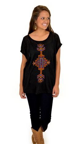 Tribal Tee, Black