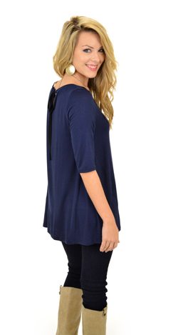 Its a Tie Tee, Navy